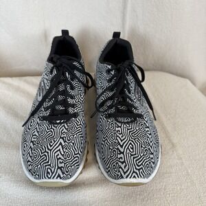 Skechers Women's 8 Skech-air Black & White Print Sneakers